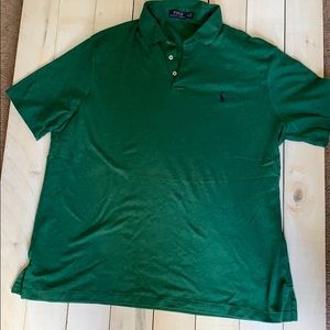 Green Ralph Lauren polo shirt